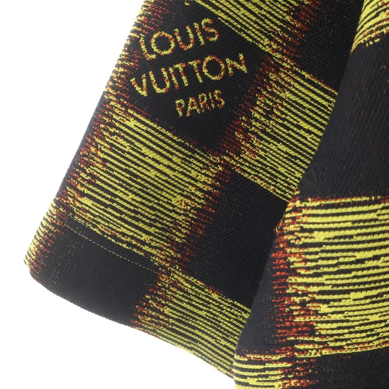 Louis Vuitton Damier Rush S Shirt Fvd Short Yellowblack
