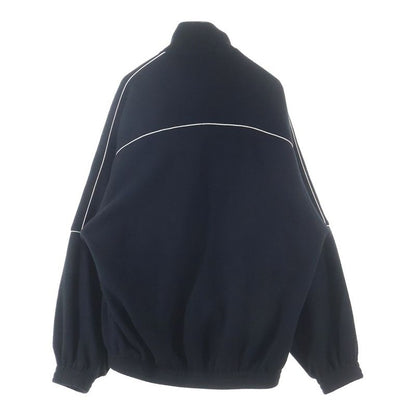 Balenciaga Fleece Sweatshirt with Logo Front Embroidery Zip Up Boa Jacket