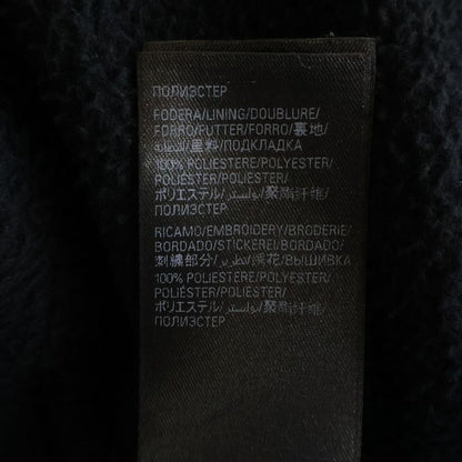 Balenciaga Fleece Sweatshirt with Logo Front Embroidery Zip Up Boa Jacket