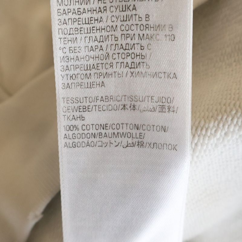 Balenciaga Agaicnelab Hooded Bomber Back Logo Print Zip Up Hoodie White