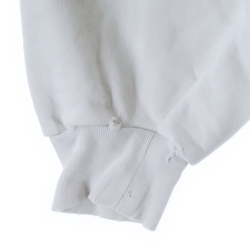 Balenciaga Agaicnelab Hooded Bomber Back Logo Print Zip Up Hoodie White