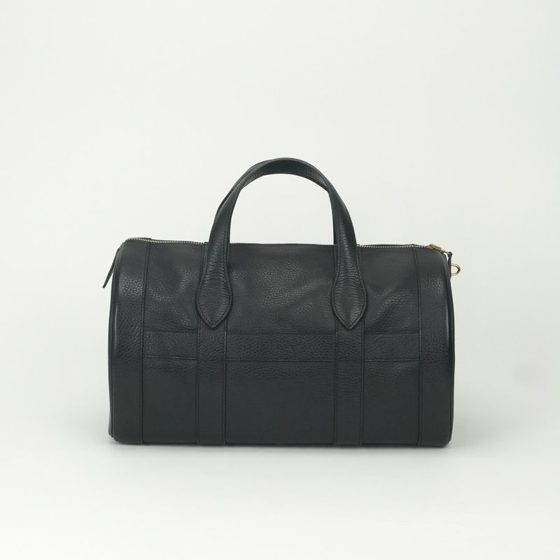 Hermes All Day Boston Bag Ardennes Noir Black Gold