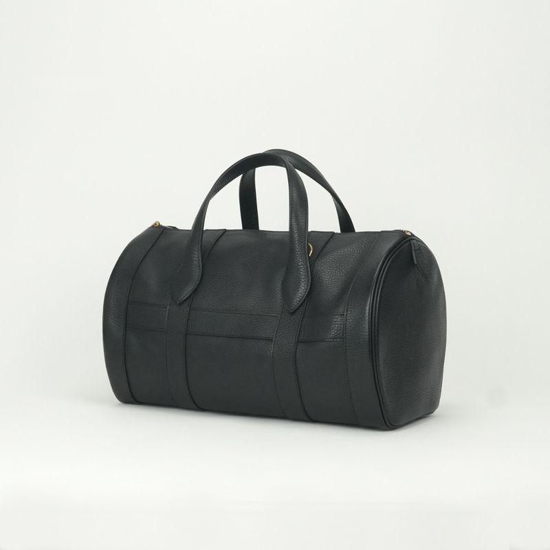 Hermes All Day Boston Bag Ardennes Noir Black Gold