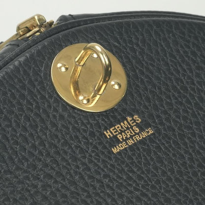 Hermes All Day Boston Bag Ardennes Noir Black Gold
