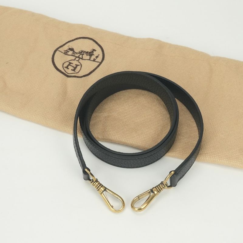 Hermes All Day Boston Bag Ardennes Noir Black Gold