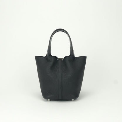Hermes Picotin Lock PM Touch 18 Bag Noir Black