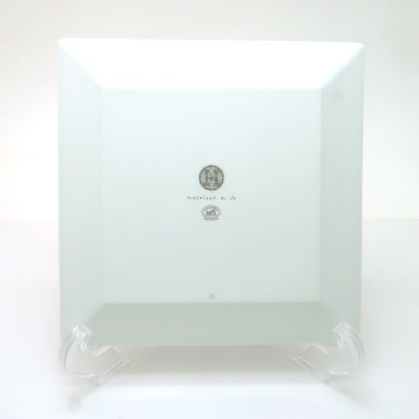 Hermes Petit Carre Mosaic 24 No3 Platinum Dish Porcelain Box Shipping Shoulder