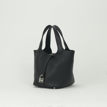 Hermes Picotin Lock PM 18 Tote Noir Black