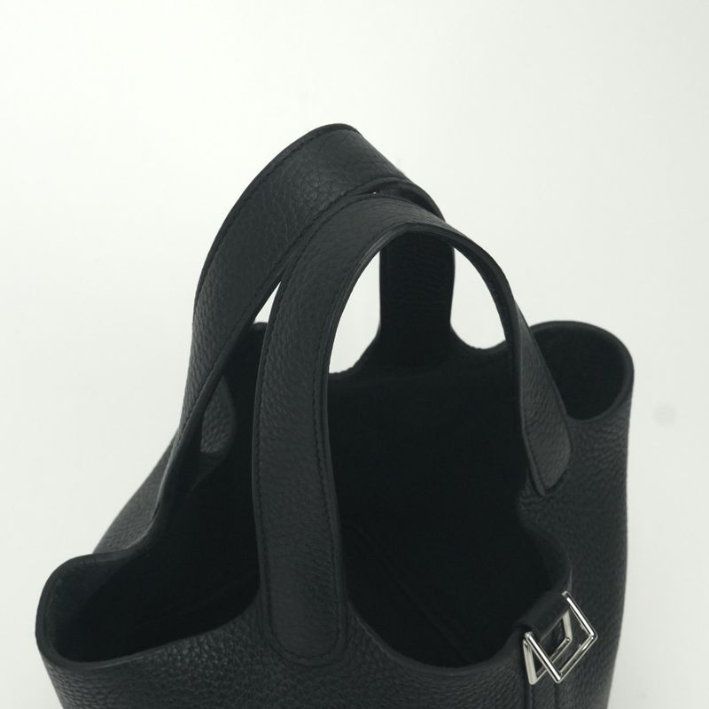 Hermes Picotin Lock PM 18 Tote Noir Black