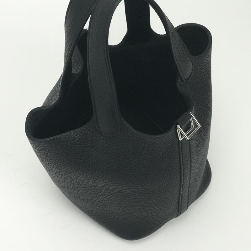 Hermes Picotin Lock PM 18 Tote Noir Black