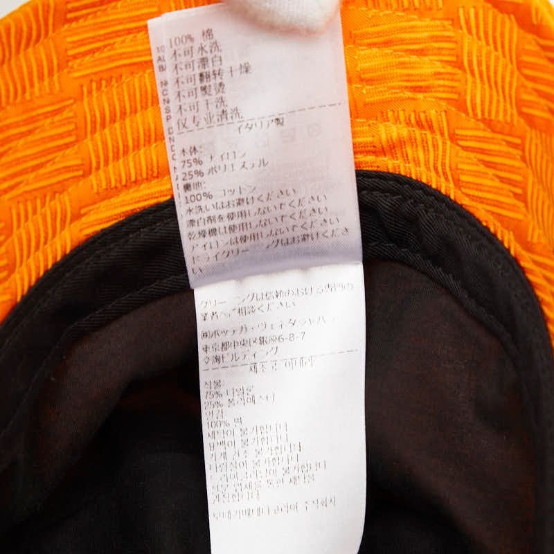Bottega Veneta Intrecciato Jacquard Bucket Hat S Orange
