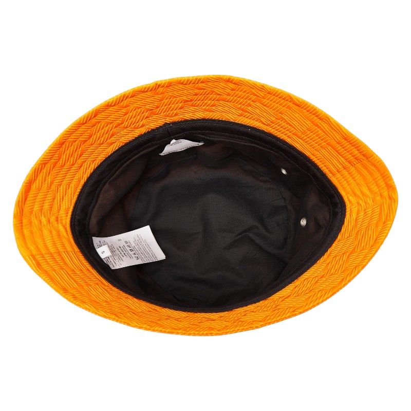 Bottega Veneta Intrecciato Jacquard Bucket Hat S Orange