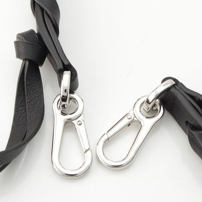 Loewe Classic Calf Braided Shoulder Strap Black