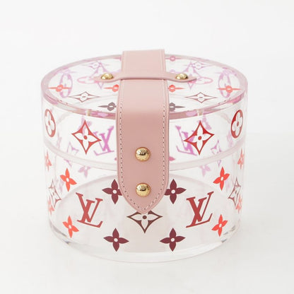 Louis Vuitton Boite Scott Monogram Clear Case Interior Pink