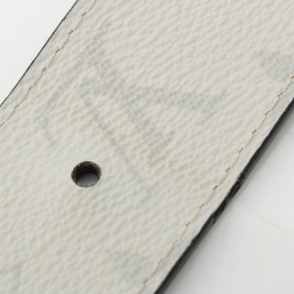 Louis Vuitton Leather Monogram Ceinture Reverso Belt Light Gray