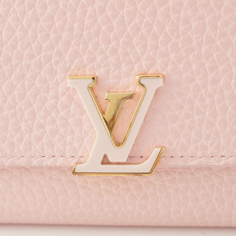 Louis Vuitton Taurillon Portefeuille Capucines Compact Wallet Trifold