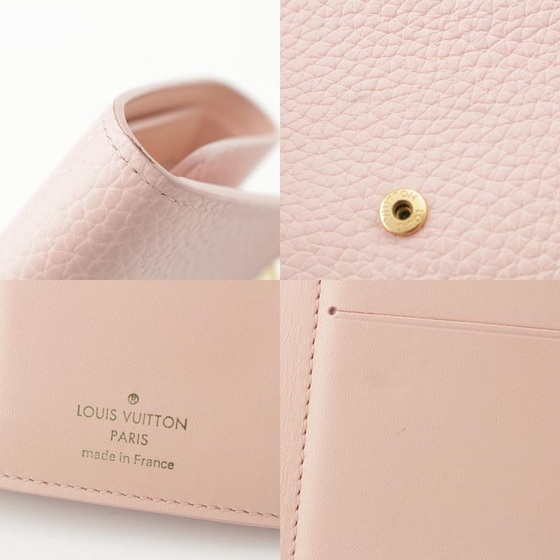 Louis Vuitton Taurillon Portefeuille Capucines Compact Wallet Trifold