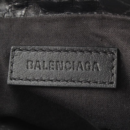 Balenciaga Crush XS Leather BB Logo 2-Way Chain Shoulder Bag Black