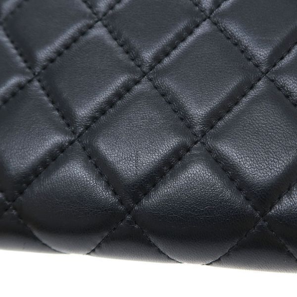 Chanel Quilted Round Zip Wallet
