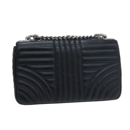 Prada Diagram Chain Leather Black