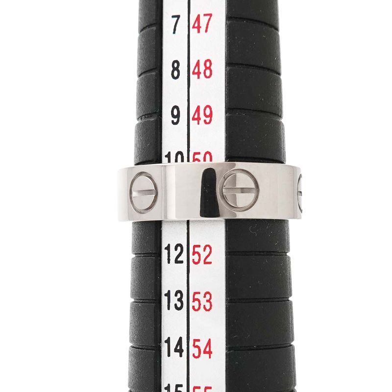 Cartier Love Classic 51 Ring 18K WG White Gold