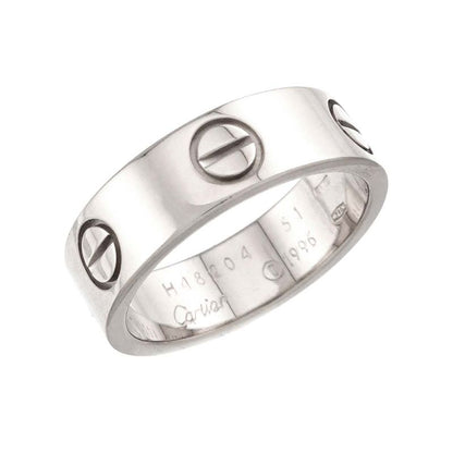 Cartier Love Classic 51 Ring 18K WG White Gold