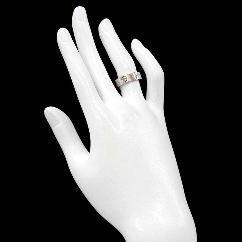 Cartier Love Classic 51 Ring 18K WG White Gold
