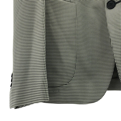 Fendi Houndstooth Tailored Jacket 52 Gray