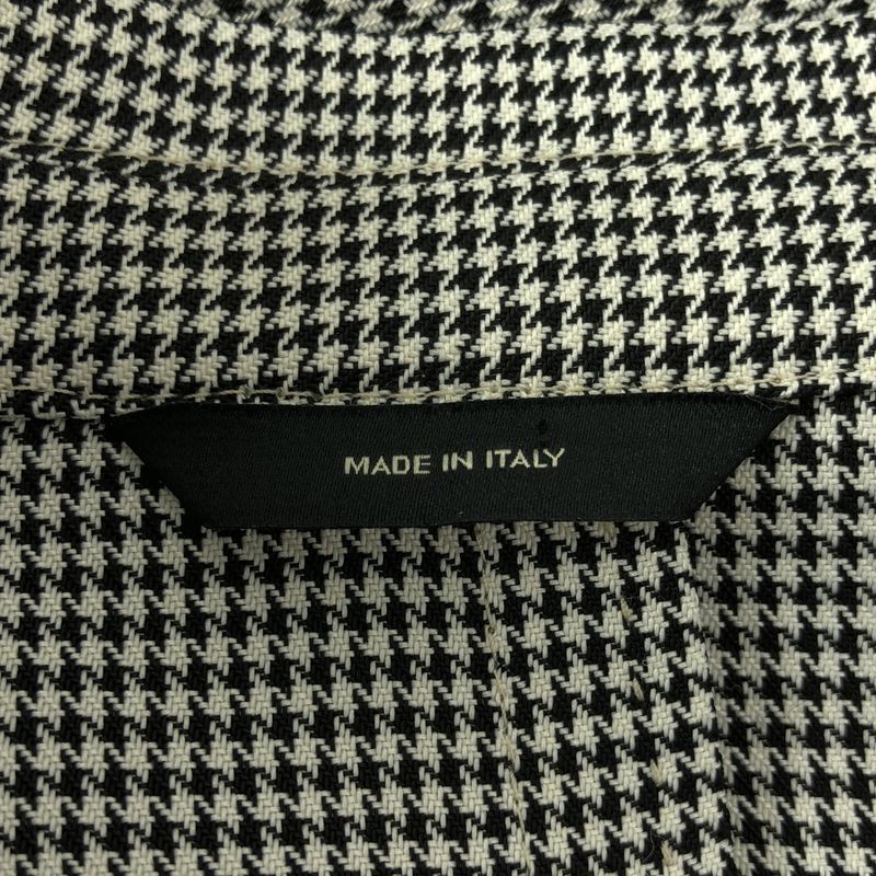 Fendi Houndstooth Tailored Jacket 52 Gray