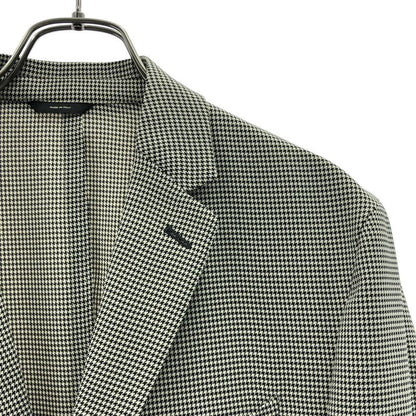 Fendi Houndstooth Tailored Jacket 52 Gray