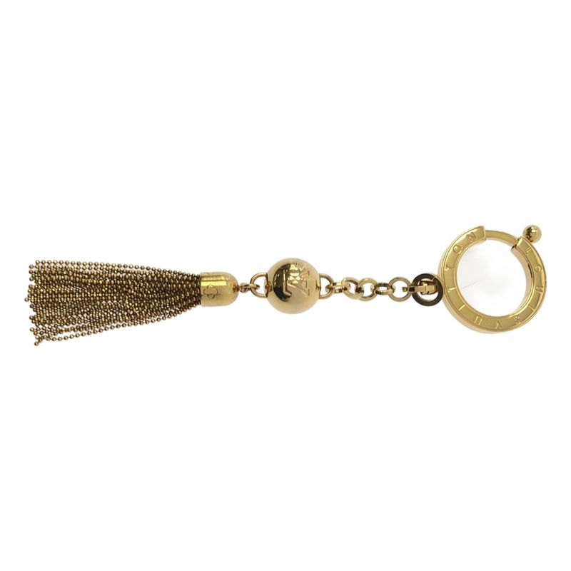 Louis Vuitton Porte Cles Swing Key Ring Charm Gold