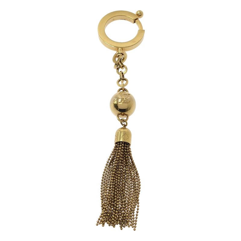 Louis Vuitton Porte Cles Swing Key Ring Charm Gold