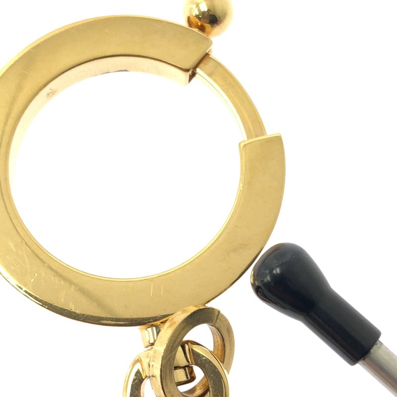 Louis Vuitton Porte Cles Swing Key Ring Charm Gold