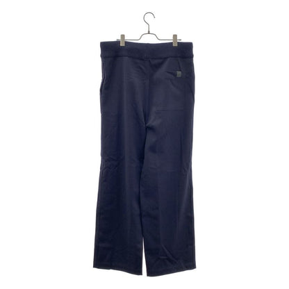 Loewe Wool Gabardine Wide Easy Pants 50 Navy