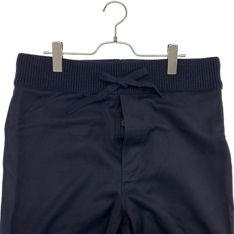 Loewe Wool Gabardine Wide Easy Pants 50 Navy