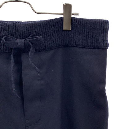 Loewe Wool Gabardine Wide Easy Pants 50 Navy