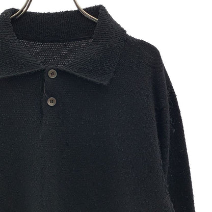 Dior Homme Knit Polo Shirt M Black