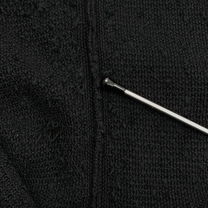 Dior Homme Knit Polo Shirt M Black