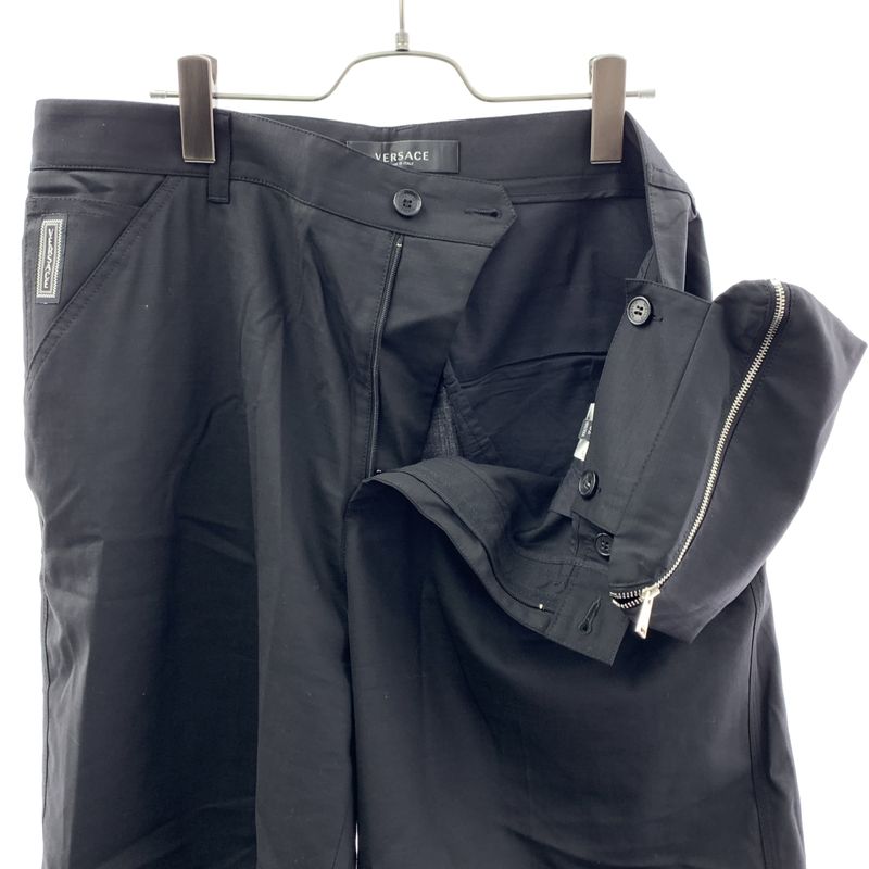 Versace Waist Pouch Shorts 52 Black Pants