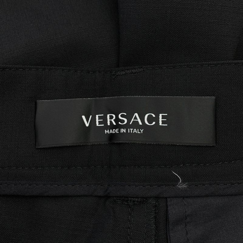 Versace Waist Pouch Shorts 52 Black Pants