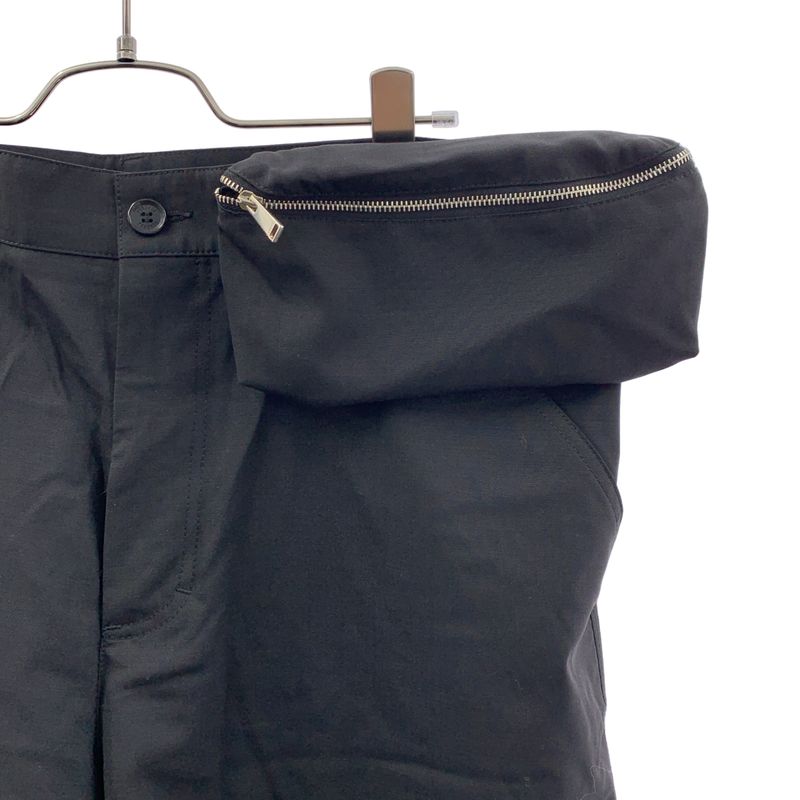 Versace Waist Pouch Shorts 52 Black Pants
