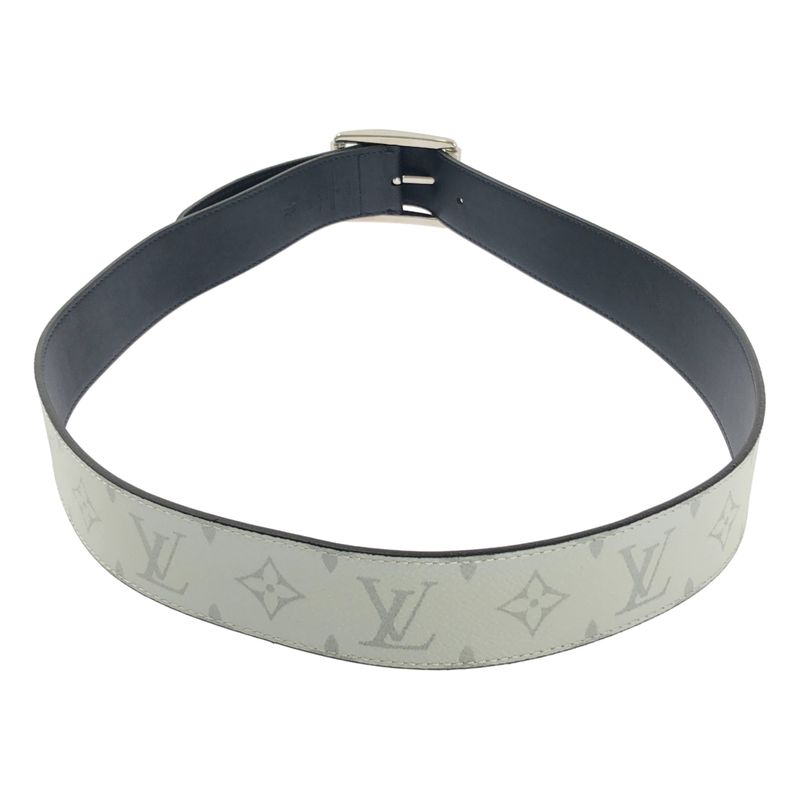Louis Vuitton Ceinture Reverso Leather Belt 95 38 White