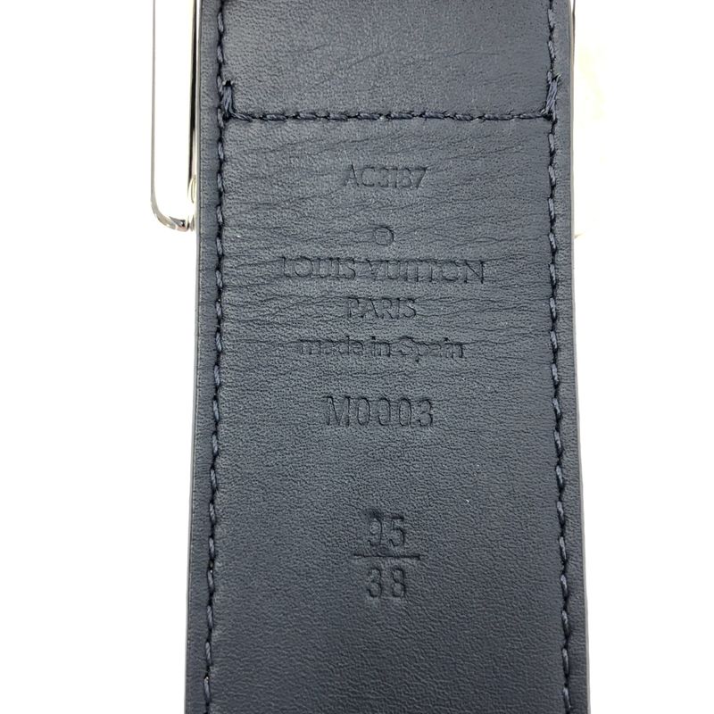 Louis Vuitton Ceinture Reverso Leather Belt 95 38 White