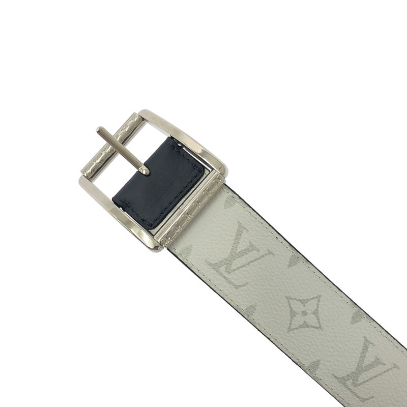 Louis Vuitton Ceinture Reverso Leather Belt 95 38 White