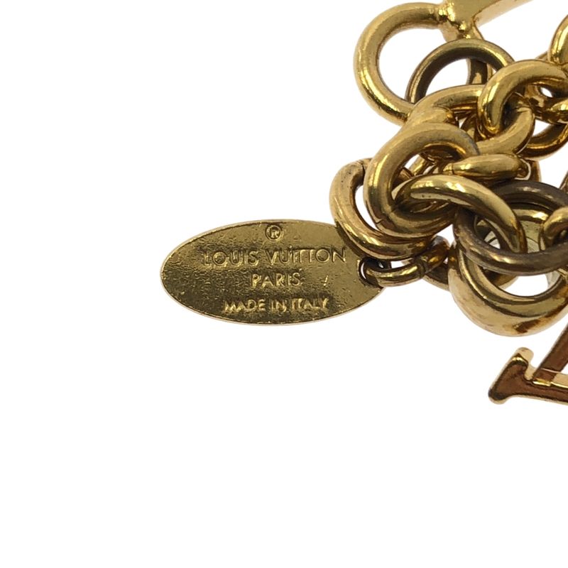 Louis Vuitton Ivy Flower Key Ring Charm Gold