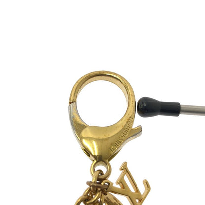Louis Vuitton Ivy Flower Key Ring Charm Gold