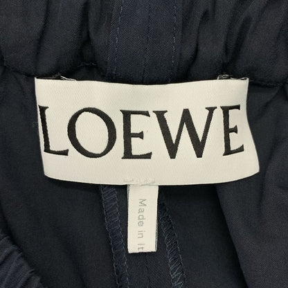 Loewe Anagram Logo Layered Waist Wide Pants XS Dark Navy