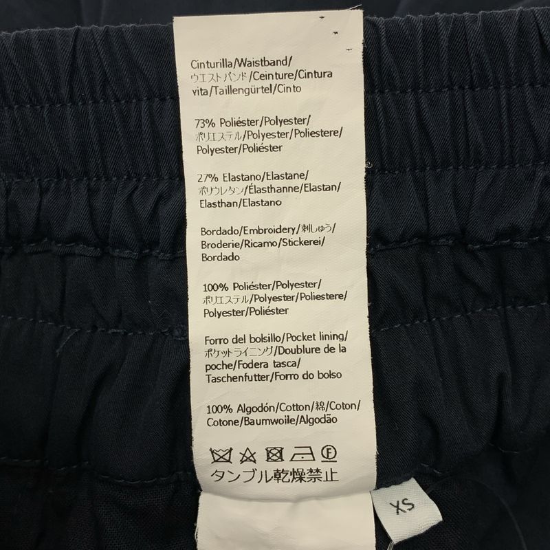 Loewe Anagram Logo Layered Waist Wide Pants XS Dark Navy