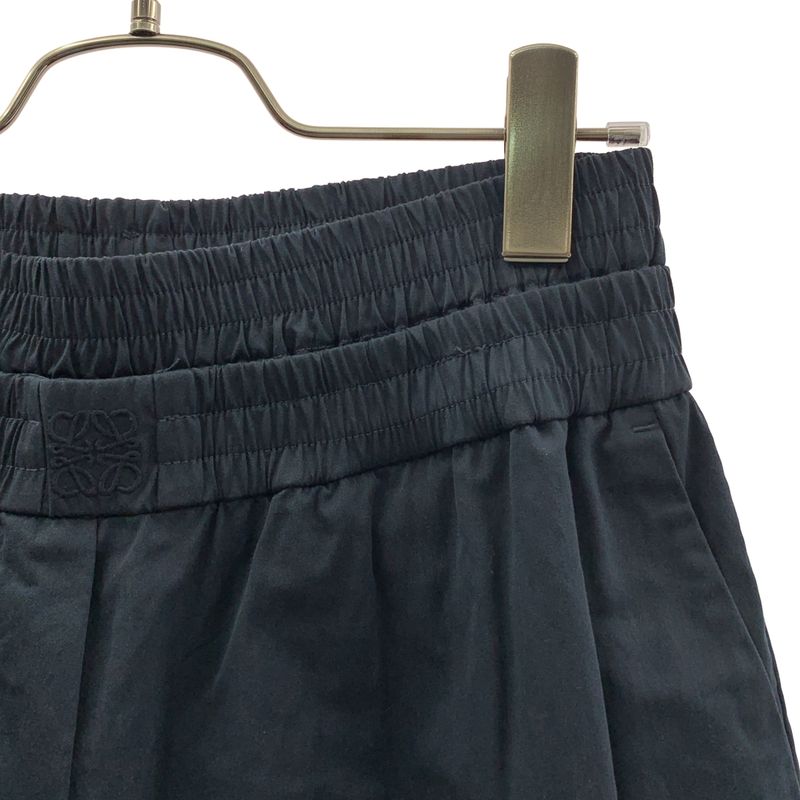 Loewe Anagram Logo Layered Waist Wide Pants XS Dark Navy