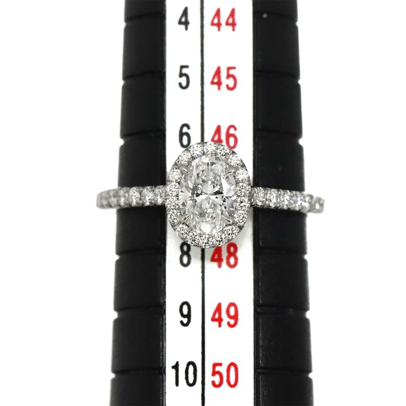 Tiffany & Co Solesto Diamond D Vs1 Ring Pt Platinum
